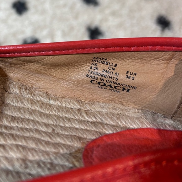Coach Leather Flats | Women’s Size 8.5 - Picture 9 of 12